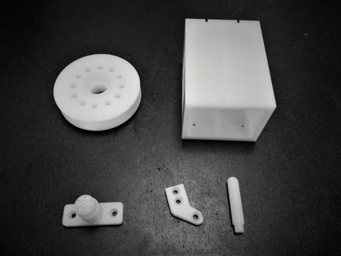 POM CNC Medical Parts 3D Printed Plastic Structural Roller Shaft Gear 0