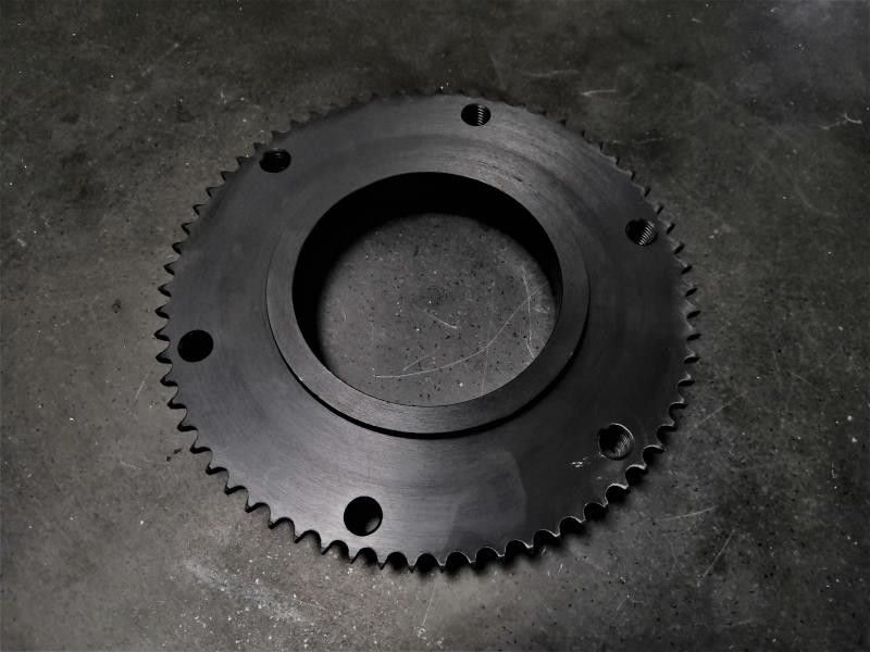 Aluminum 5052 High Precision Gears CNC Machine Hobbing Bevel Gear HRC30 60